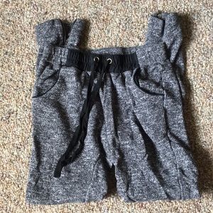 Heather Gray skinny leg sweat pants